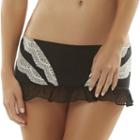 Jezebel Amanda Lace Lingerie Skirt 69004 - Women's, Size: Small, Black