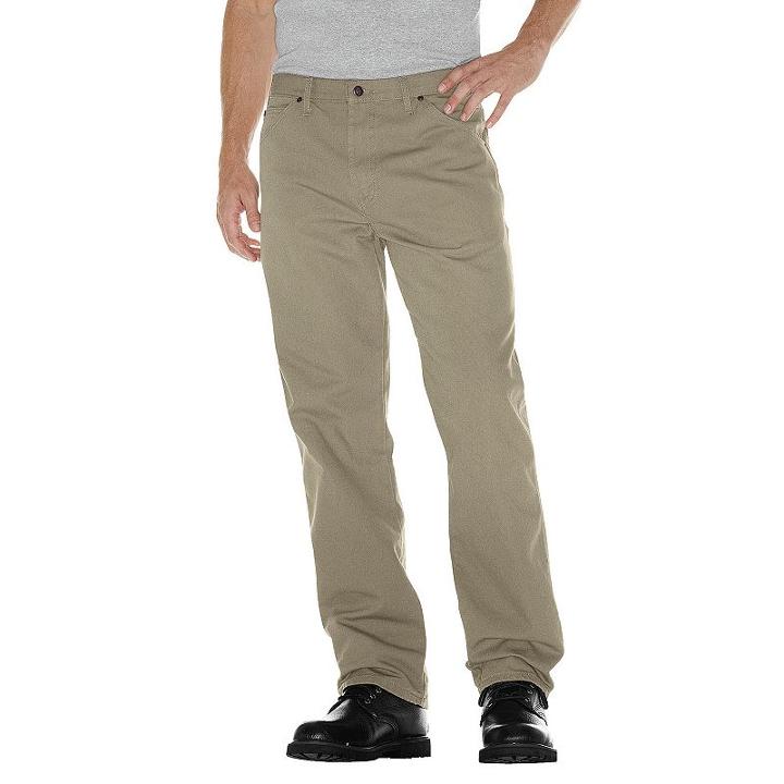 Big & Tall Dickies Relaxed-fit Utility Carpenter Jeans, Men's, Size: 46x32, Dark Beige