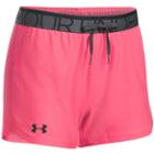 Women's Under Armour Play Up Shorts, Size: Medium, Light Pink