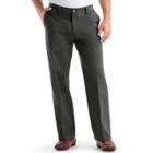 Men's Lee Custom Fit Relaxed-fit Flat-front Pants, Size: 38x34, Grey