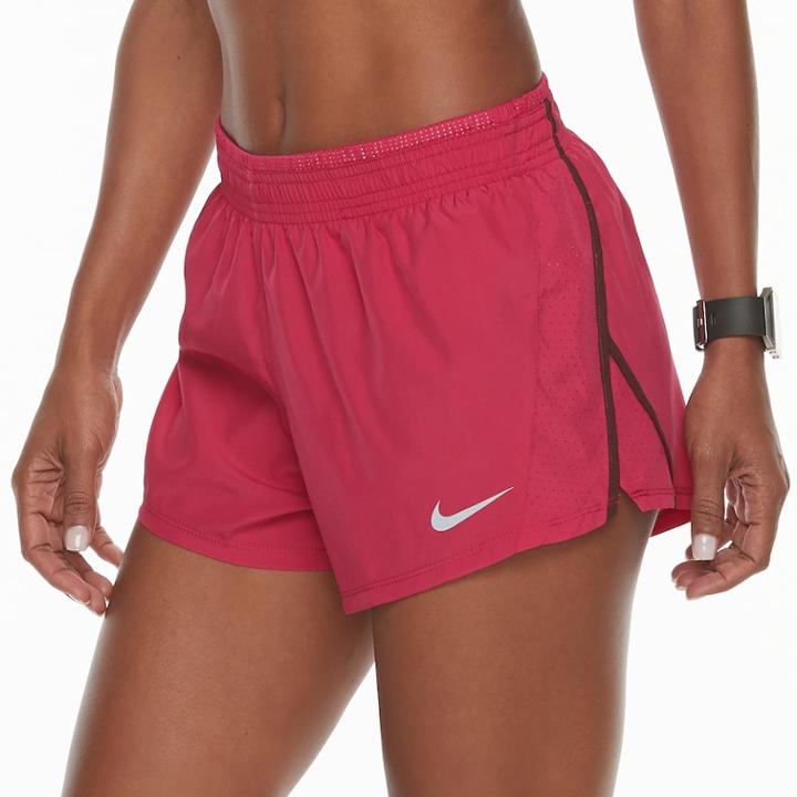 Women's Nike 10k 2 Running Shorts, Size: Large, Brt Red