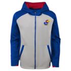 Boys 8-20 Kansas Jayhawks Hi-tech Hoodie, Size: L 14-16, Grey