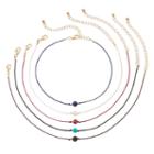 Mudd&reg; Beaded Cord Choker Necklace Set, Girl's, Multicolor