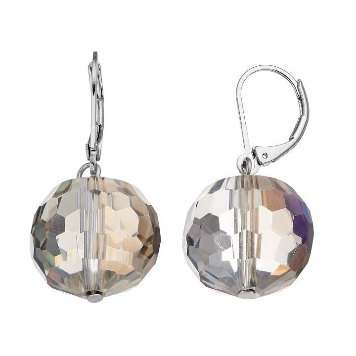 Simply Vera Vera Wang Iridescent Bead Nickel Free Drop Earrings, Women's, Blue
