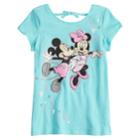 Disney's Mickey Mouse & Minnie Mouse Girls 4-10 Tie Back Graphic Tee By Disney/jumping Beans&reg;, Size: 4, Med Blue