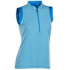 Women's Nancy Lopez Geo Sleeveless Golf Polo, Size: Xl, Brt Blue