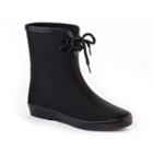 Henry Ferrera Blooming Women's Water-resistant Ankle Rain Boots, Size: 7, Black