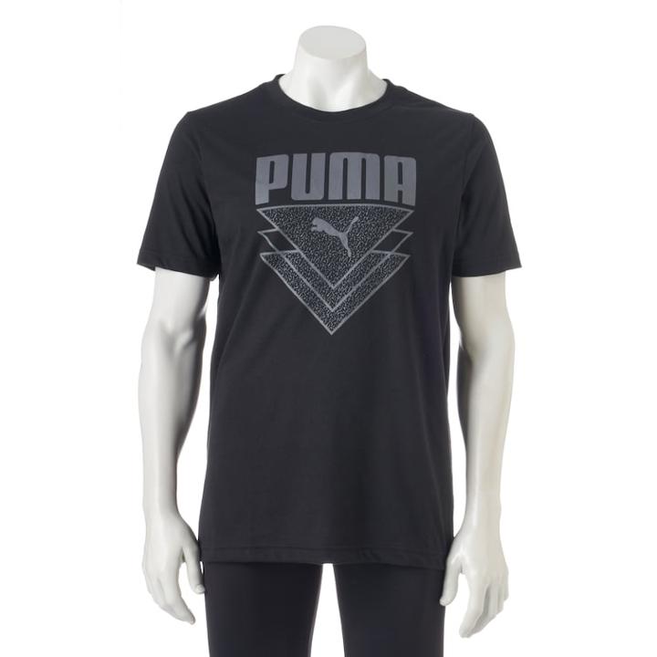 Men's Puma V Cat Tee, Size: Small, Black