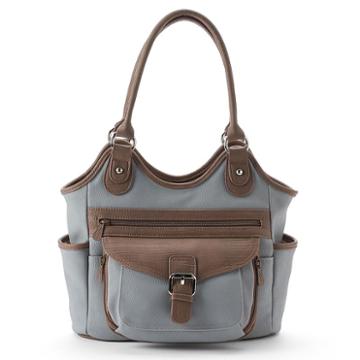 Multisac Two-tone Shoulder Bag, Women's, Grey