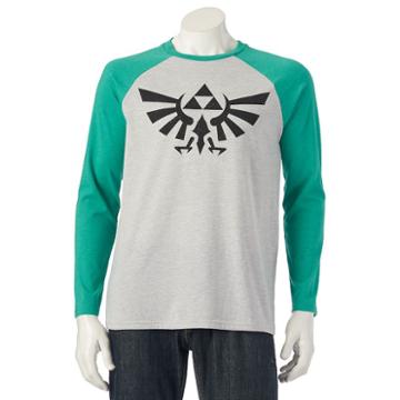 Men's The Legend Of Zelda Gradient Force Tee, Size: Xxl, Grey