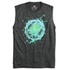 Boys 8-20 Tek Gear&reg; Electric Ball Muscle Tee, Size: Large, Black