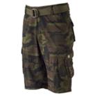 Men's Xray Belted Cargo Shorts, Size: 32, Dark Green