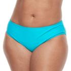Plus Size Adidas Solid Hipster Bottoms, Women's, Size: 3xl, Turquoise/blue (turq/aqua)