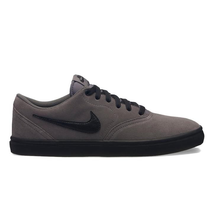 Nike Sb Check Solarsoft Men's Skate Shoes, Size: 8.5, Grey (charcoal)
