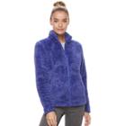 Women's Fila Sport&reg; Sherpa Fleece Zip-up Jacket, Size: Medium, Med Purple
