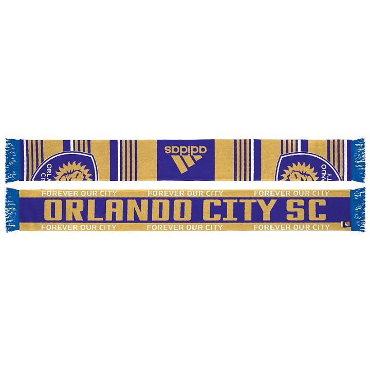 Adidas, Adult Orlando City Sc Team Slogan Scarf, Multicolor