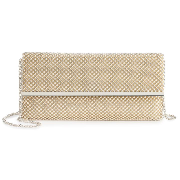 Gunne Sax By Jessica Mcclintock Kandi Clutch, Women's, Gold