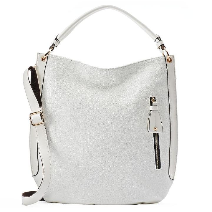 Mellow World Kai Stingray Snakeskin Hobo, Women's, White