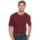 Men's Croft & Barrow&reg; Interlock Pocket Performance Tee, Size: Small, Red