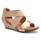 Croft & Barrow&reg; Quinci Women's Wedge Sandals, Size: 8.5, Lt Beige