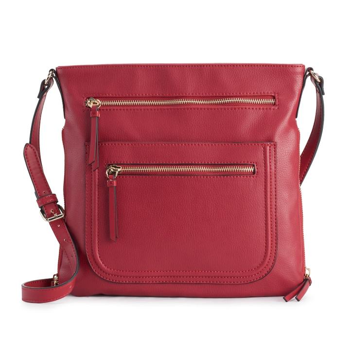 Apt. 9&reg; Fay Crossbody Bag, Women's, Red