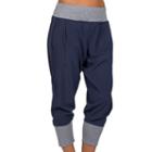 Women's Jockey Sport Easy Breezy Stretch Woven Pants, Size: Medium, Med Blue