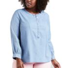 Plus Size Levi's Popover Denim Shirt, Women's, Size: 1xl, Blue