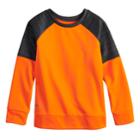 Boys 4-12 Jumping Beans&reg; Fleece Raglan Active Pullover Top, Size: 8, Brt Orange