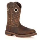 Durango Workin' Rebel Men's 11-in. Composite-toe Western Work Boots, Size: Medium (8.5), Brown