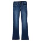 Girls 7-16 Mudd&reg; Back-flap Bootcut Denim Jeans, Girl's, Size: 6 Slim, Turquoise/blue (turq/aqua)