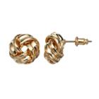 Napier Love Knot Stud Earrings, Women's, Gold