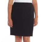 Plus Size Apt. 9&reg; Solid Pencil Skirt, Women's, Size: 22 W, Black
