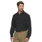 Columbia, Big & Tall Pacific Breeze Button-down Shirt, Men's, Size: Xxl Tall, Black