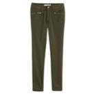 Girls 7-16 & Plus Size Mudd&reg; Zipper Porkchop Pocket Jeggings, Size: 16 1/2, Med Green