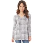 Juniors' Iz Byer Lattice Back Swing Top, Teens, Size: Xl, Plaid