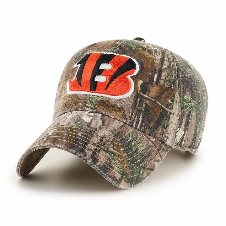 Adult '47 Brand Cincinnati Bengals Realtree Clean Up Adjustable Cap, Ovrfl Oth