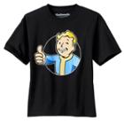 Boys 8-20 Fallout Shelter Tee, Boy's, Size: Small, Black