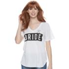 Bride Tee, Women's, Size: Small, White