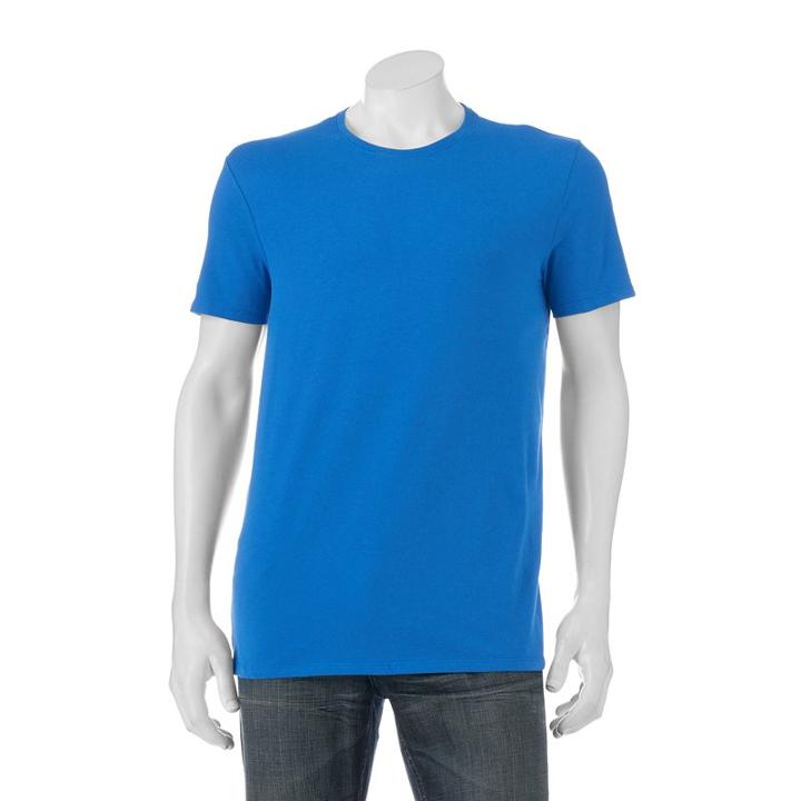 Men's Apt. 9 Solid Tee, Size: Xxl, Blue (navy)