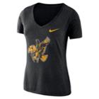 Women's Nike Iowa Hawkeyes Vault Tee, Size: Large, Black