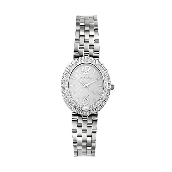 Croton Women's Diamond Stainless Steel Watch - Cn207507ssmp, Grey