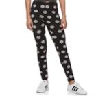 Juniors' It's Our Time Christmas Print Leggings, Teens, Size: Large, Black