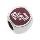 Logoart Sterling Silver Florida State Seminoles Bead, Women's, Multicolor
