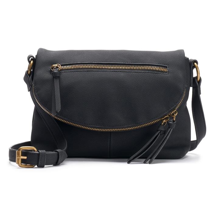 Sonoma Goods For Life&trade; Harper Crossbody Bag, Women's, Black