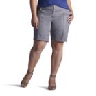 Plus Size Lee Delaney Relaxed Fit Bermuda Shorts, Women's, Size: 16 - Regular, Med Grey