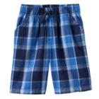 Boys 4-7x Jumping Beans&reg; Plaid Shorts, Boy's, Size: 5, Blue