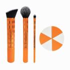 Real Techniques Fresh Face Favorites Makeup Brush Set - Limited Edition, Orange