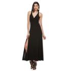 Women's Jennifer Lopez Racerback Maxi Dress, Size: Small, Black