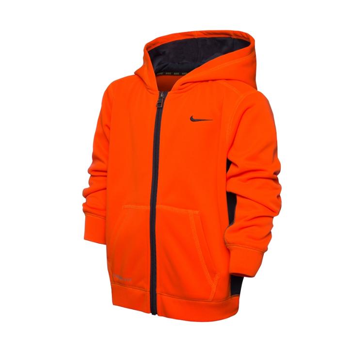 Boys 4-7 Nike Colorblock Zip Jacket, Size: 6, Med Orange