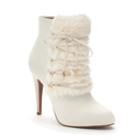 Jennifer Lopez Madeira Women's High Heel Ankle Boots, Size: 5.5, White
